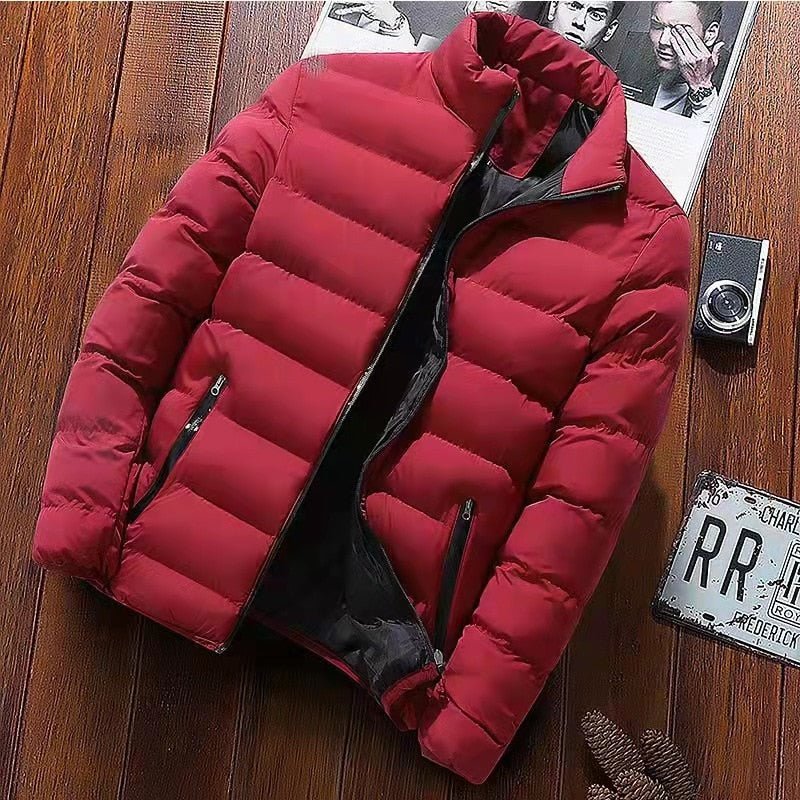 Men’s Lightweight Puffer Jacket | Insulated Zip-Up for Cold Weather Layers