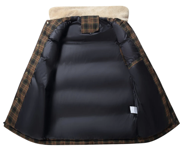 Men’s Sherpa-Collar Plaid Vest | Puffer Quilted Sleeveless Jacket | Fall Outdoor Layer