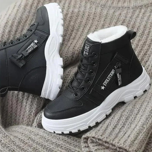 High-Top Platform Sneakers | Chunky Sole | Winter-Ready Style