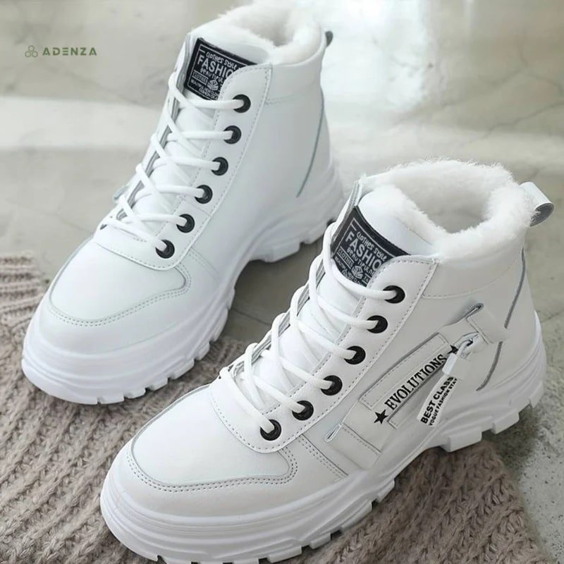 High-Top Platform Sneakers | Chunky Sole | Winter-Ready Style