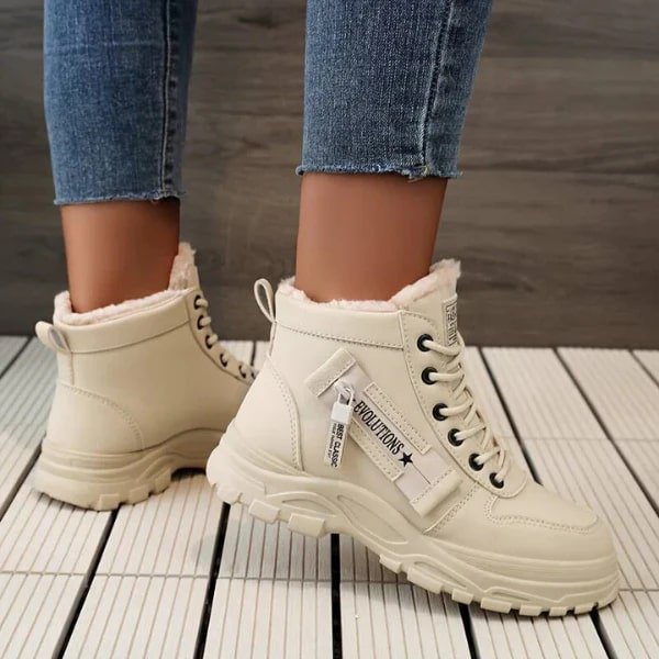 High-Top Platform Sneakers | Chunky Sole | Winter-Ready Style