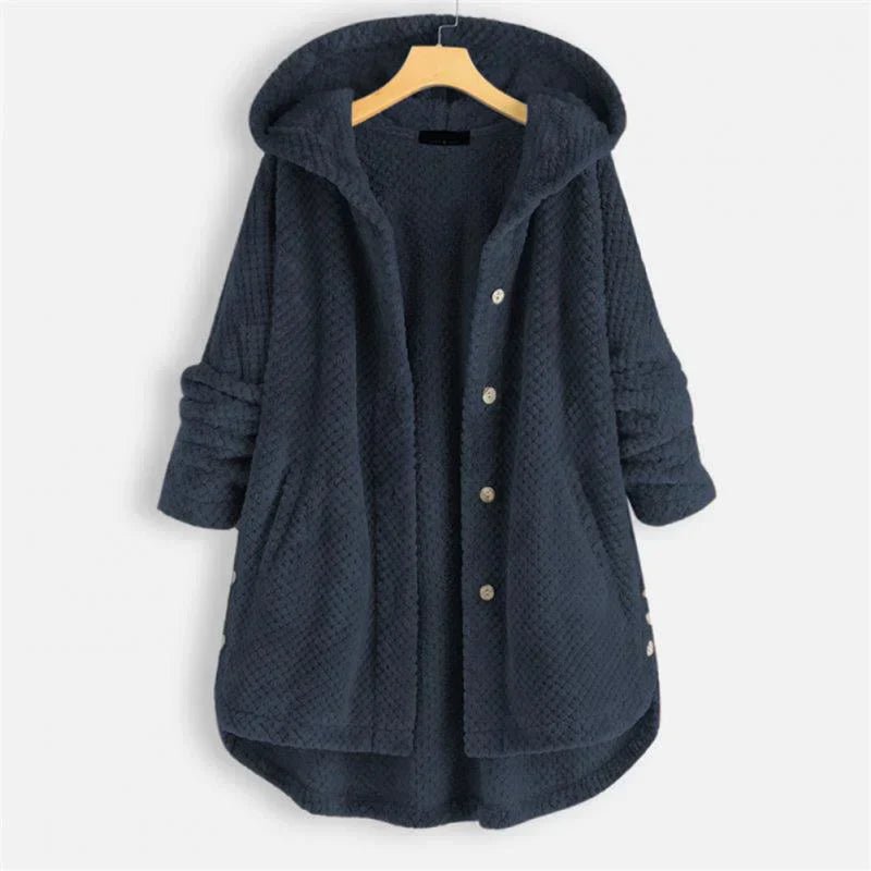 Hooded Corduroy Jacket | Button-Up Design | Warm & Stylish | Casual Outerwear