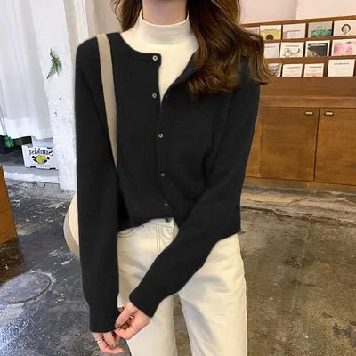 Classic Button-Up Cardigan | Soft Knit Fabric | Lightweight Layer | Everyday Essential