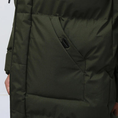 Men's Long Hooded Puffer Jacket | Heavyweight Insulation | Water-Resistant Winter Coat
