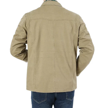Men’s Utility Field Jacket | Multi-Pocket Cotton Twill | Transitional Outdoor Layer