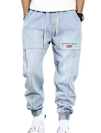 Men’s Baggy Cargo Jeans | Streetwear Fit | Utility Pockets