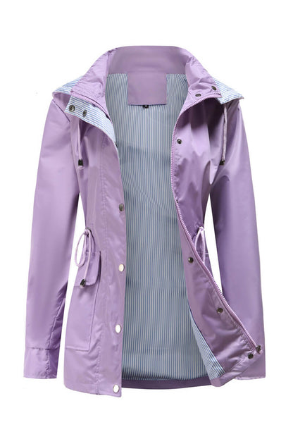 Waterproof Hooded Rain Jacket | Lightweight Design | Everyday Rain Protection