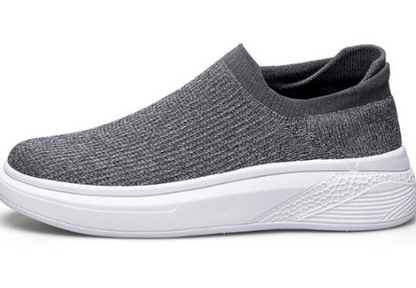 Men’s Slip-On Knit Sneakers | Lightweight Breathable Mesh | Everyday Walking Shoes