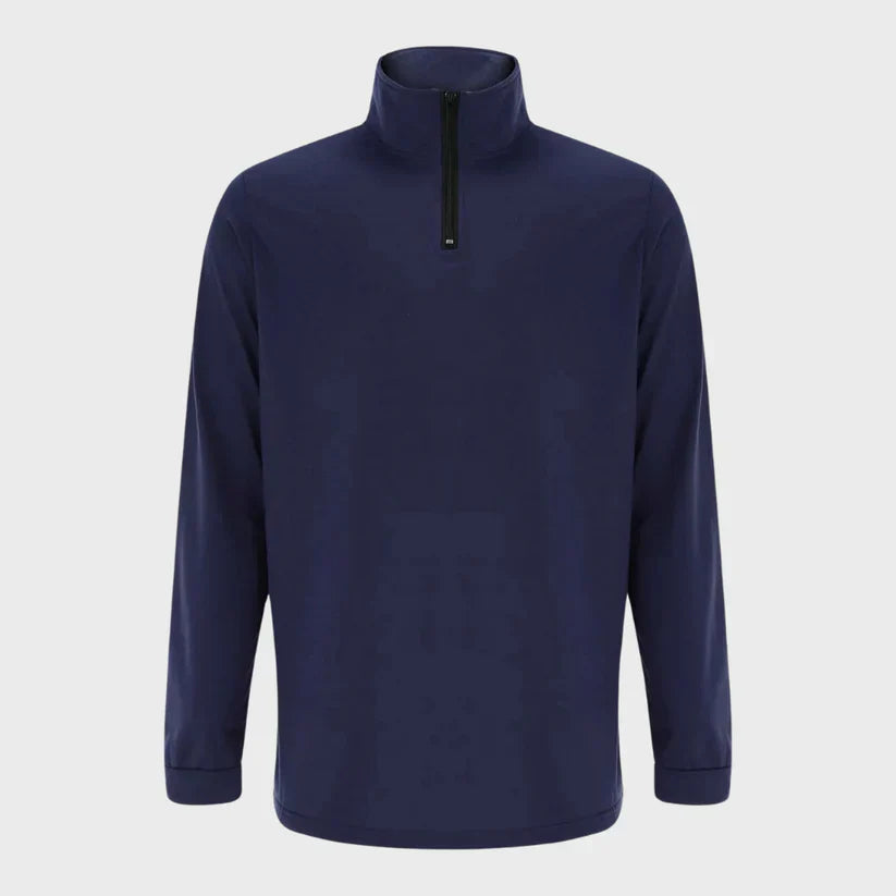 Quarter-Zip Pullover Sweatshirt | Midweight Stretch Fleece | Athletic-Casual Fit