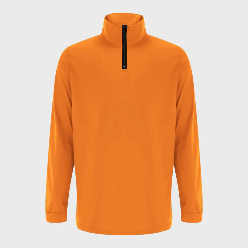 Quarter-Zip Pullover Sweatshirt | Midweight Stretch Fleece | Athletic-Casual Fit