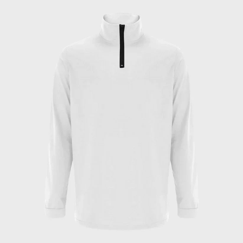 Quarter-Zip Pullover Sweatshirt | Midweight Stretch Fleece | Athletic-Casual Fit