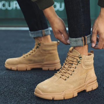 Men’s Combat Boots | Rugged Lace-Up Ankle Boots | Durable Outdoor Footwear