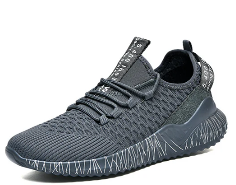 Men’s Lightweight Knit Sneakers | Breathable Mesh | Cushioned Sport Sole