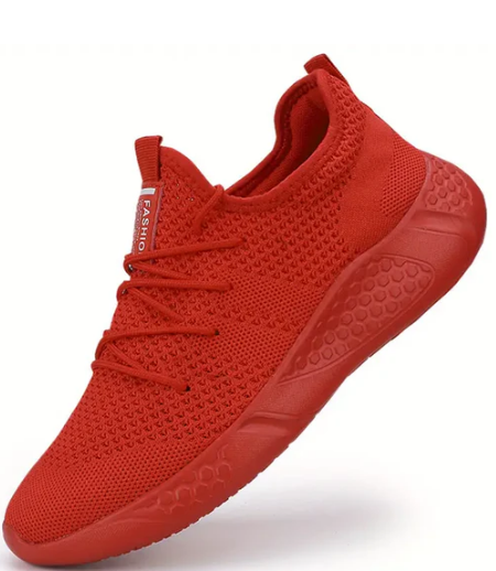 Men’s Lightweight Knit Sneakers | Breathable Mesh | Cushioned Sport Sole