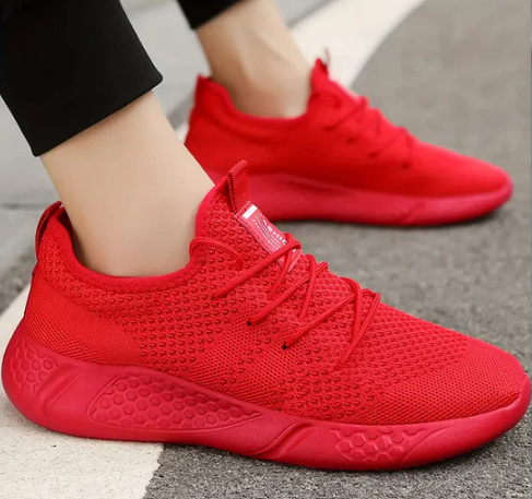 Men’s Lightweight Knit Sneakers | Breathable Mesh | Cushioned Sport Sole