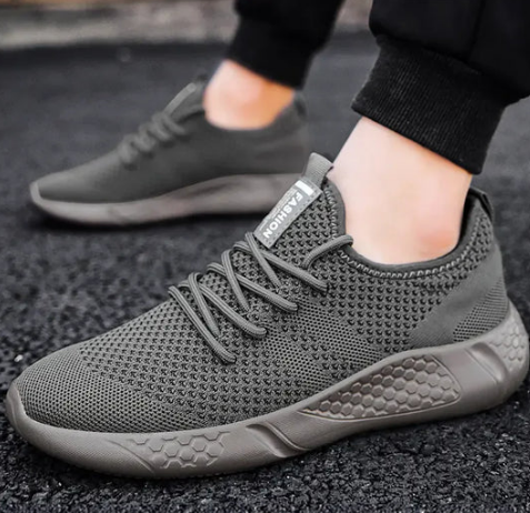 Men’s Lightweight Knit Sneakers | Breathable Mesh | Cushioned Sport Sole