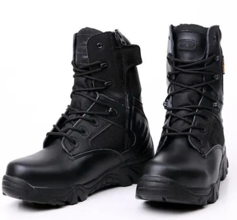 Men’s Tactical Combat Boots | Waterproof Leather | High Ankle Support