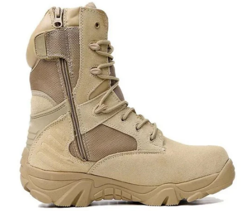 Men’s Tactical Combat Boots | Waterproof Leather | High Ankle Support