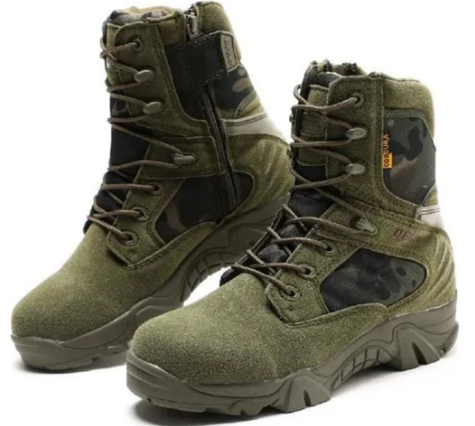 Men’s Tactical Combat Boots | Waterproof Leather | High Ankle Support