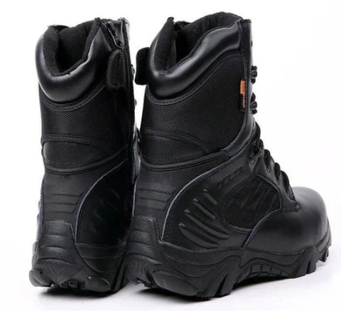 Men’s Tactical Combat Boots | Waterproof Leather | High Ankle Support