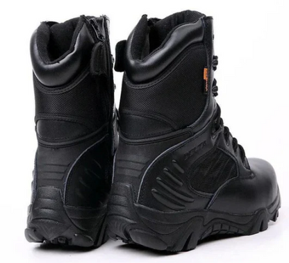 Men’s Tactical Combat Boots | Waterproof Leather | High Ankle Support
