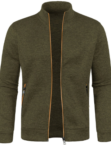 Men’s Knit Zip Jacket | Lightweight Cardigan Style | Smart Casual Canada