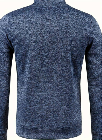 Men’s Knit Zip Jacket | Lightweight Cardigan Style | Smart Casual Canada