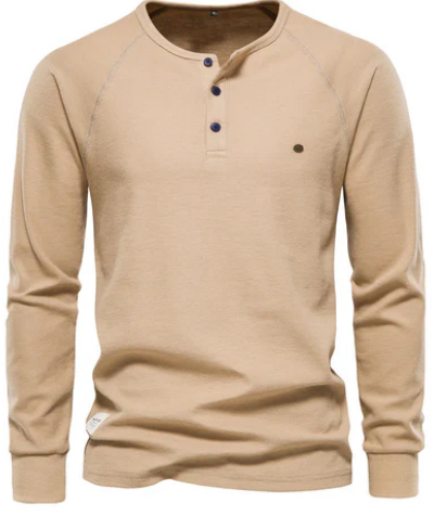 COOFANDY Henley shirt heren lange mouwen basic pullover knoopsluiting shirt longsleeve T-shirt longsleeve, zwart, L COOFANDY Henley shirt heren lange mouwen basic pullover knoopsluiting shirt longsleeve T-shirt longsleeve, zwart, L