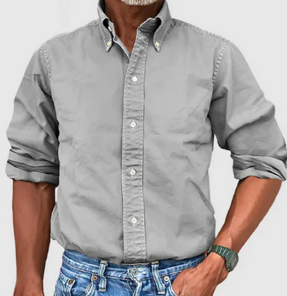 Men’s Button-Up Shirt | Oxford Cotton | Smart Casual Wardrobe Staple