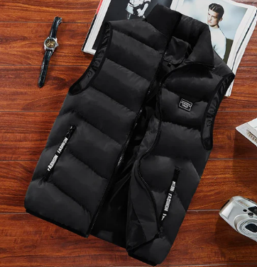 Men’s Hooded Puffer Vest | Lightweight Quilted Outerwear | Zip Pockets & Insulated Core