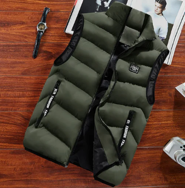 Men’s Hooded Puffer Vest | Lightweight Quilted Outerwear | Zip Pockets & Insulated Core