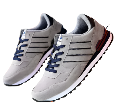 Men’s Retro Runner Sneakers | Lightweight Comfort & Suede Trim | Everyday Street Style