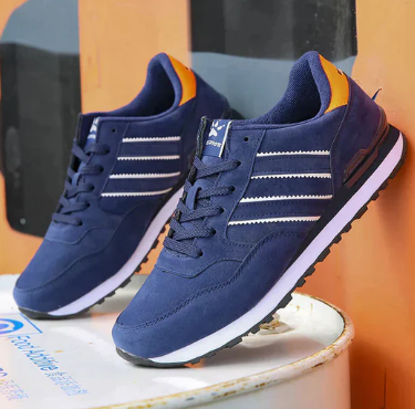 Men’s Retro Runner Sneakers | Lightweight Comfort & Suede Trim | Everyday Street Style