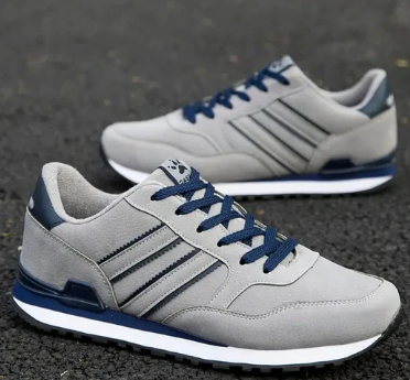 Men’s Retro Runner Sneakers | Lightweight Comfort & Suede Trim | Everyday Street Style