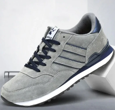 Men’s Retro Runner Sneakers | Lightweight Comfort & Suede Trim | Everyday Street Style