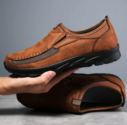 Men’s Slip-On Loafers | Cushioned Sole | Casual Comfort Walking Shoes