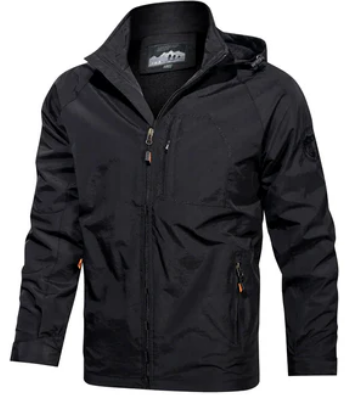 Men’s Lightweight Tactical Jacket | Windbreaker Shell | Utility Zip Pockets