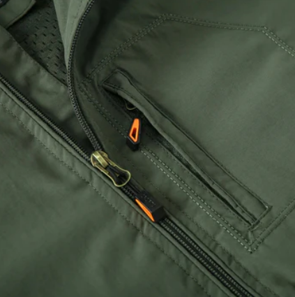 Men’s Lightweight Tactical Jacket | Windbreaker Shell | Utility Zip Pockets