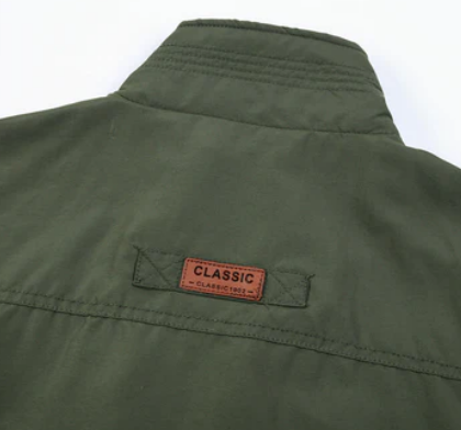 Men’s Lightweight Tactical Jacket | Windbreaker Shell | Utility Zip Pockets