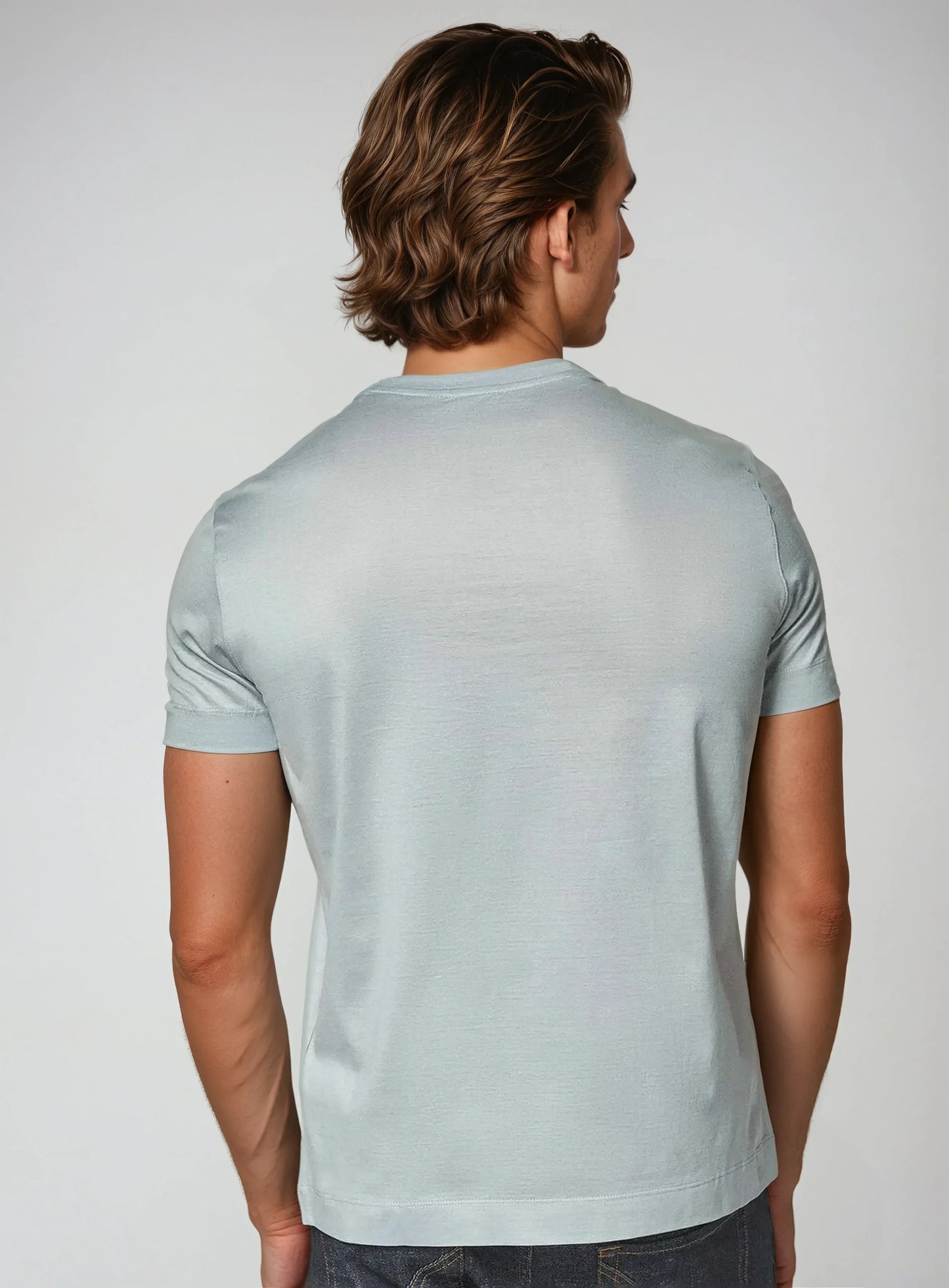 Men's Stretch Crewneck T-Shirt | Minimalist Fit | Soft Cotton Blend