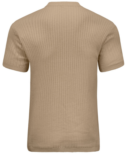 Men’s Half-Zip Knit Polo | Short-Sleeve Casual Summer Top