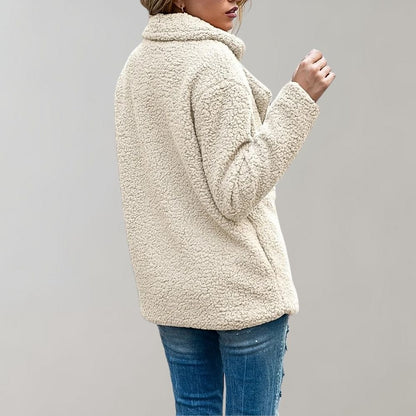Double-Breasted Sherpa Jacket | Plush Warmth | Casual Chic | Fall & Winter Layer