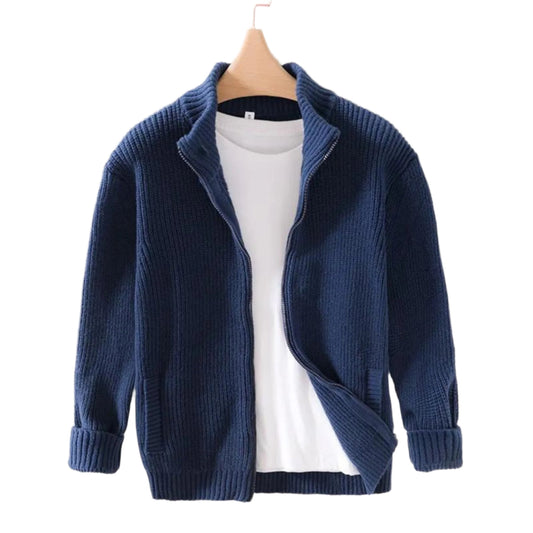 Men’s Knit Cardigan Sweater | Zip-Up | Layering Essential