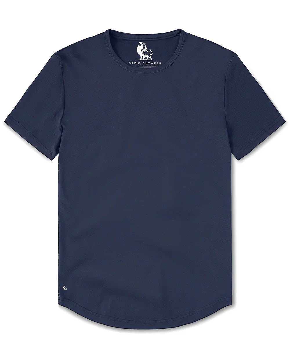 Men’s Premium Curved Hem T-Shirt | Soft Cotton Stretch | Tailored Fit Tee