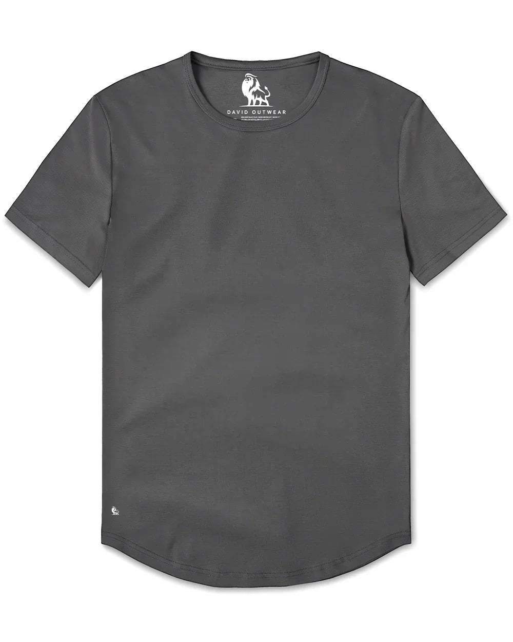 Men’s Premium Curved Hem T-Shirt | Soft Cotton Stretch | Tailored Fit Tee