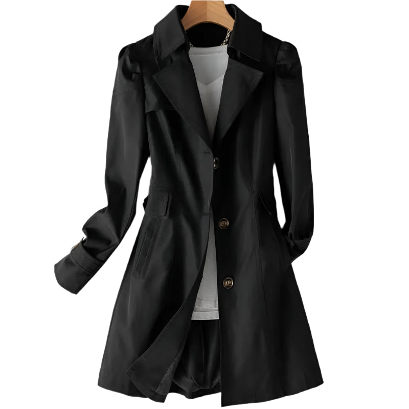 Elegant Trench Coat | Tailored Silhouette | Lightweight Fabric | Transitional Outerwear