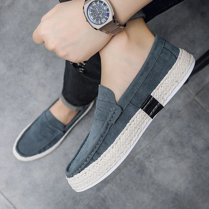 Men’s Suede Espadrille Loafers | Casual Slip-On Summer Shoes