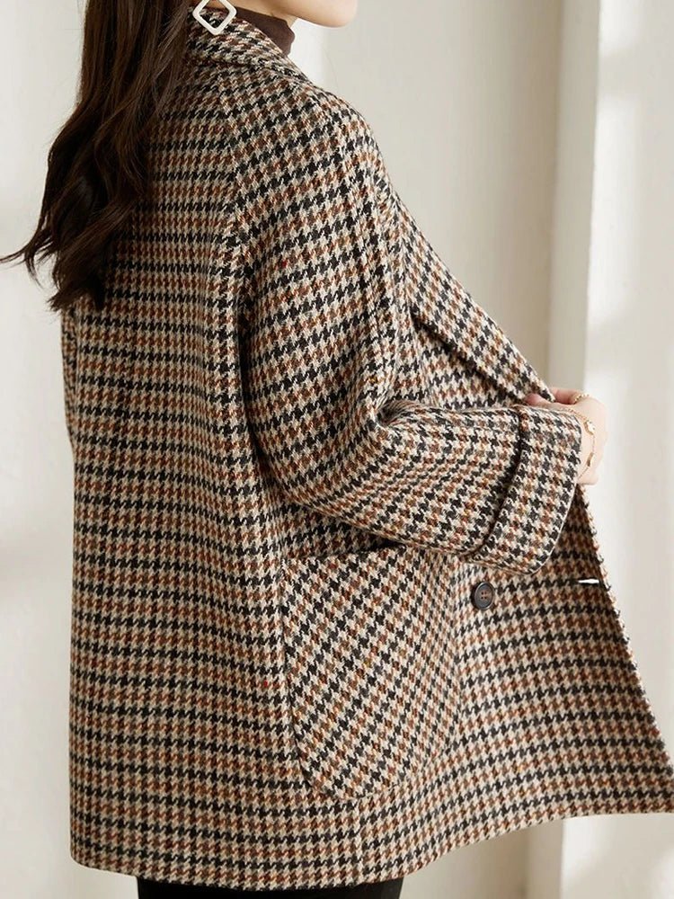 Plaid Oversized Blazer | Vintage Inspired | Tailored Fit | Casual & Office Chic