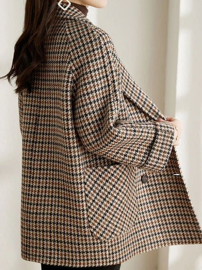 Plaid Oversized Blazer | Vintage Inspired | Tailored Fit | Casual & Office Chic