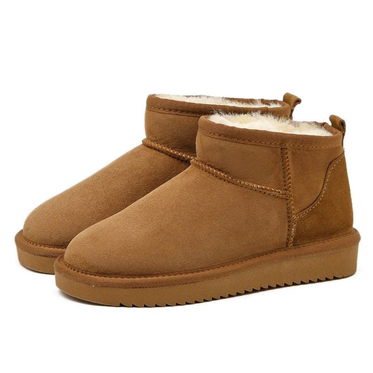 Fleece-Lined Ankle Boots | Slip-On Comfort | Cold-Weather Essential